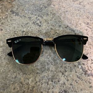 Raybans club master polarized sunglasses